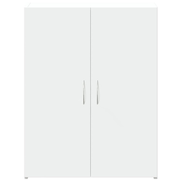 Dokumentskåp vit 60x32x77,5 cm konstruerat trä