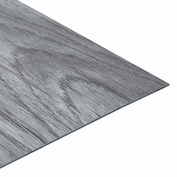 Golvplankor 55 pcs Ljusgrå 5,11 m² PVC