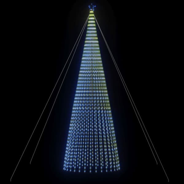 LED julgran 1544 LED blå 500 cm