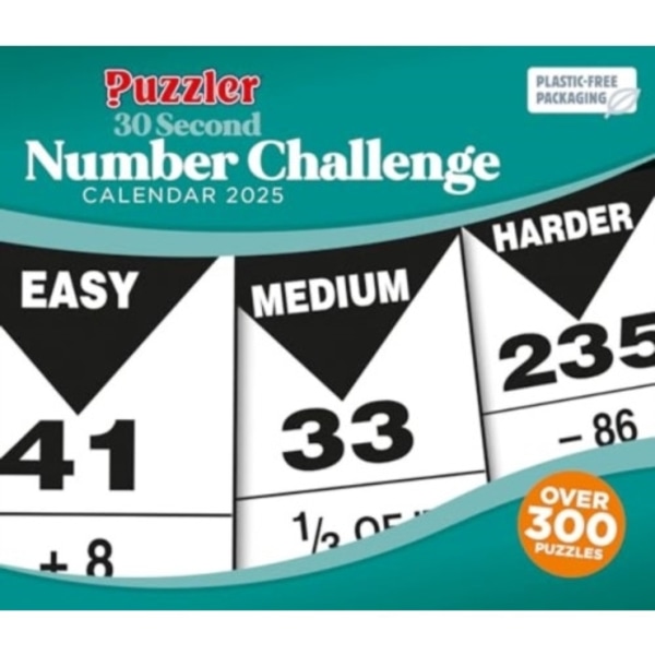 30 Second Number Challenge, Puzzler Box Calendar 2025