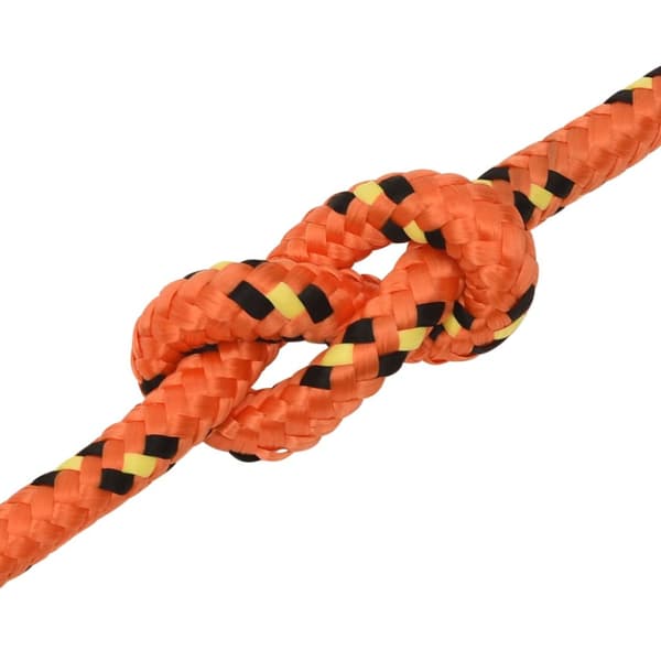 Båtlina orange 12 mm 250 m polypropylen