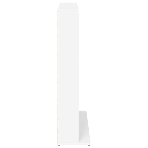 CD Skåp Vit 96 x 23,5 x 97,5 cm Konstruerat trä