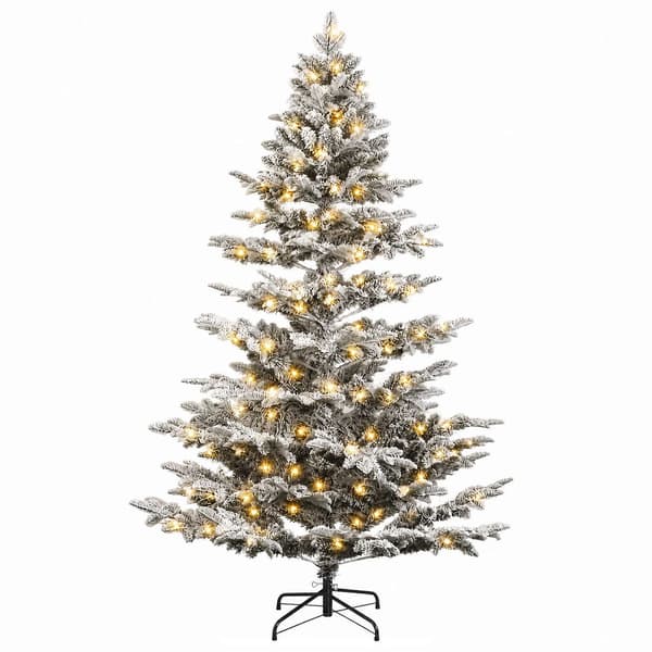 Plast Hingad Julgran 210 cm 300 LED-lampor Varmvit PE & PVC