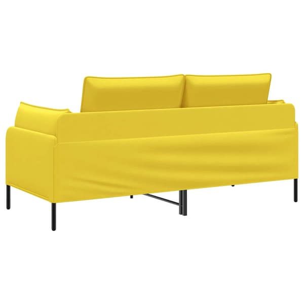 2-sits soffa Ljusgul 188 x 81 x 89 cm Tyg