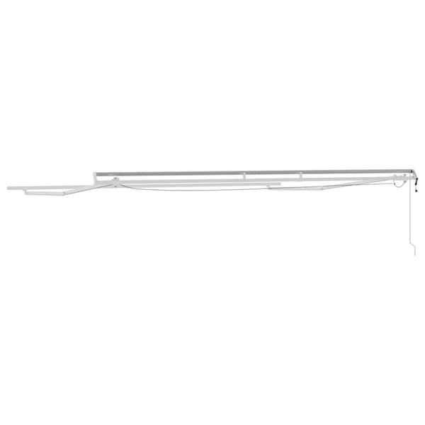 Markisram Vit 400 × 300 cm Aluminium