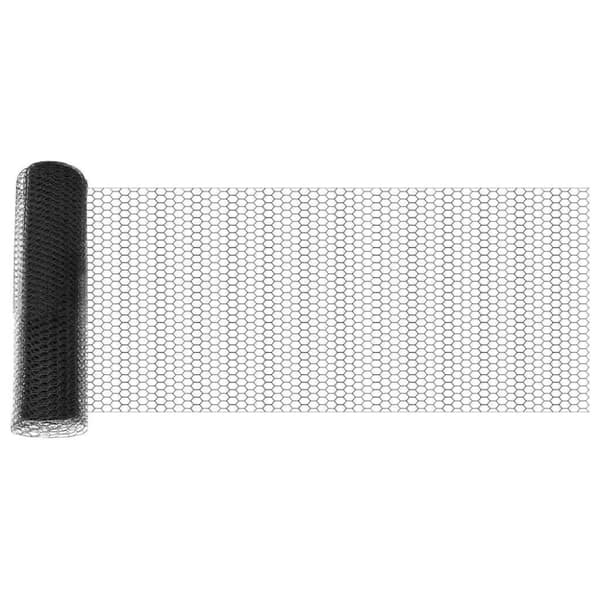 Hexagonstängsel Grå 0,5 x 100 m PVC