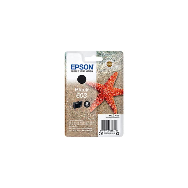 Epson 603 - svart - original - bläckpatron