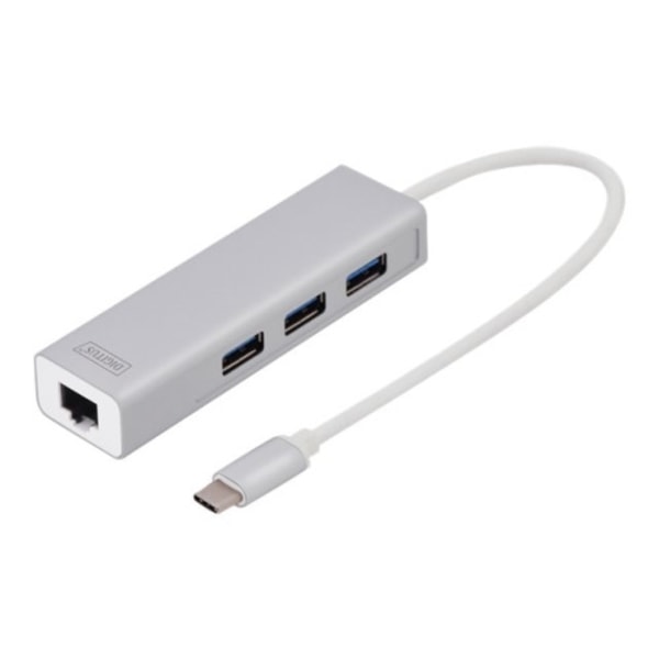 DIGITUS - dockningsstation - USB-C - 1GbE