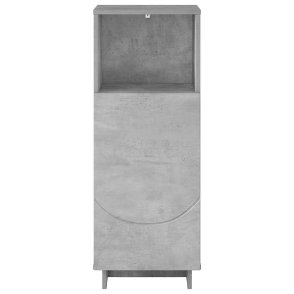 Badrumsskåp Betonggrå 36,5 x 38 x 95 cm Konstruerat trä