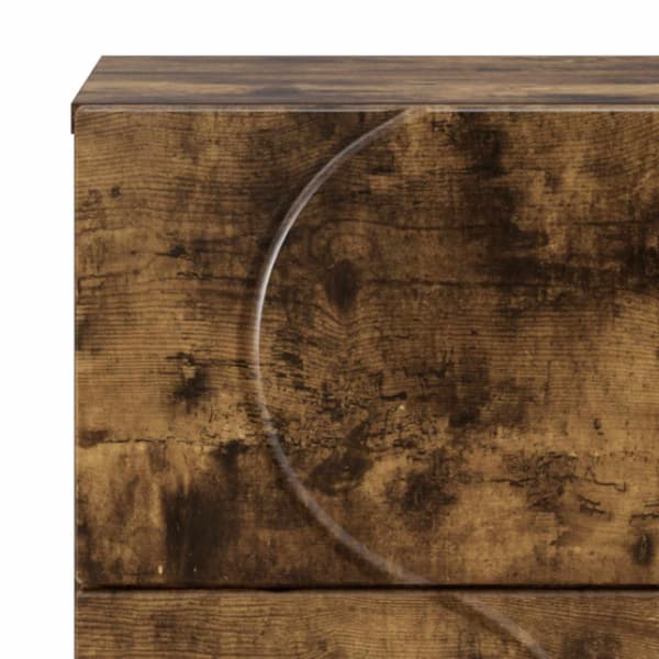 Sideboard Rökt ek 33,5 x 34,5 x 75 cm Konstruerat trä
