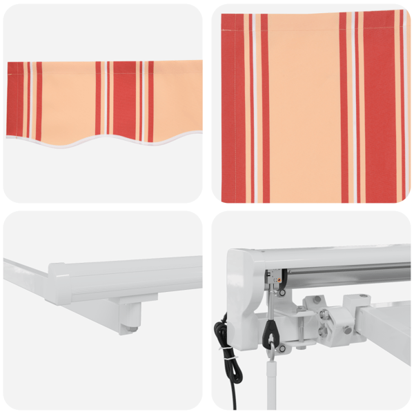 Markisram Flerfärgsdesign 250 x 200 cm