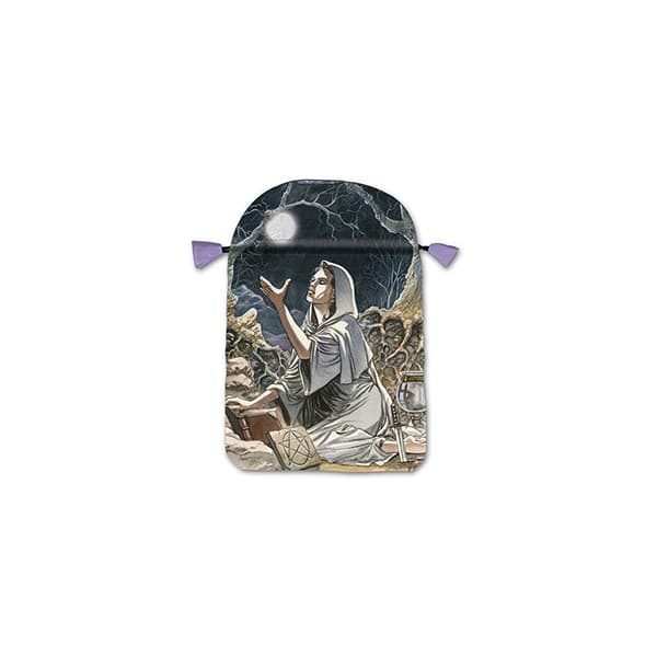 Printed satin "Pagan Moon"