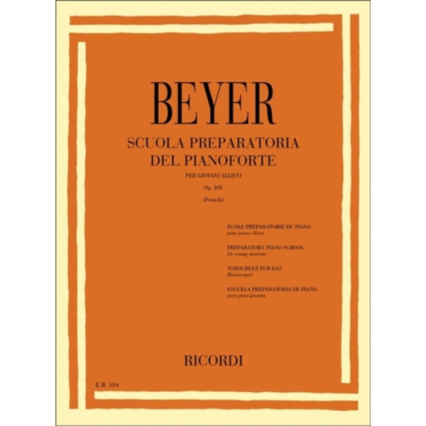Scuola Preparatoria Del Pianoforte Op. 101 (häftad, eng)