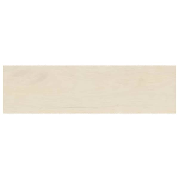 Trappsteg 2 st 100 x 25 x 2 cm Vit Massivt Ekträ