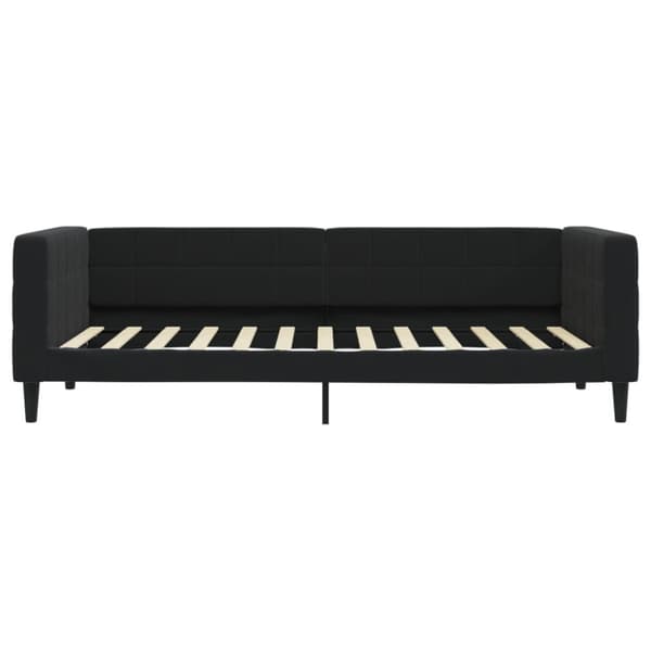 Dagbädd utdragbar svart 100x200 cm sammet