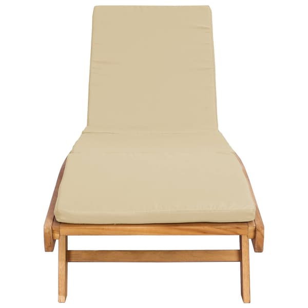 Solstol Brun och beige Polyester