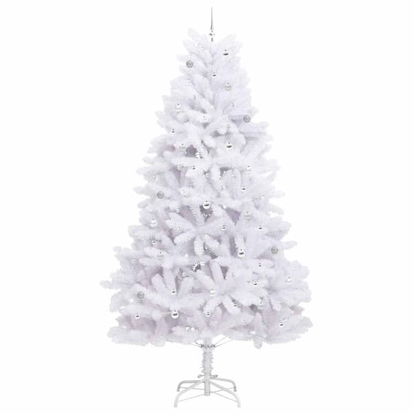 Plast Hingad Julgran Vit 300 cm PVC och stål