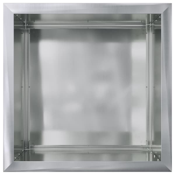 Odlingslåda med LED 2 st Silver 50 x 50 x 48 cm