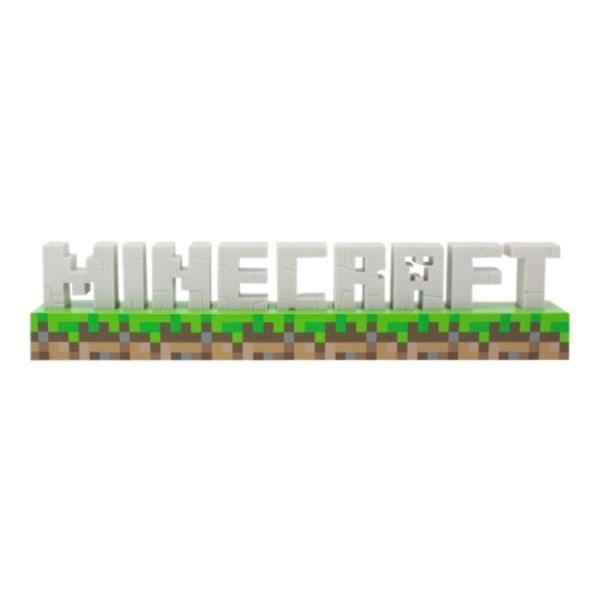 Paladone Minecraft - dekorationslampa - Minecraft-logotyp - vit