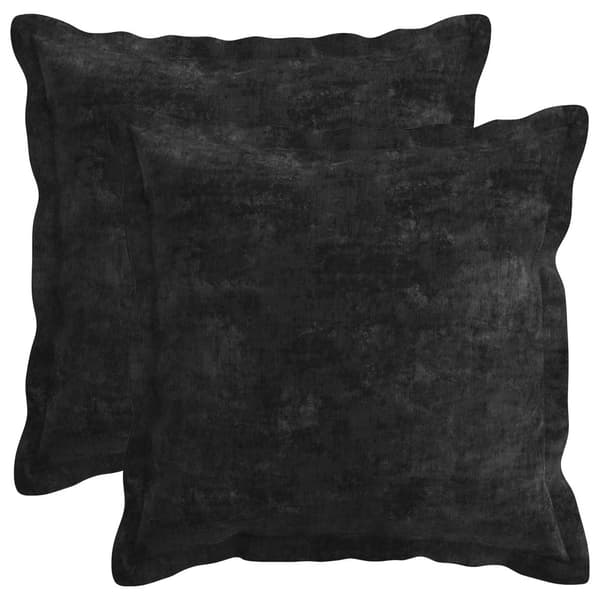 Kuddöverdrag 2 st HOUTEN Antracit 40 x 40 cm Chenilletyg