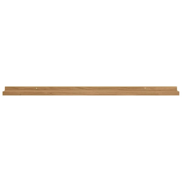 Vägg hylla Väggmonterat 4 st Brun 100 x 9 x 3 cm