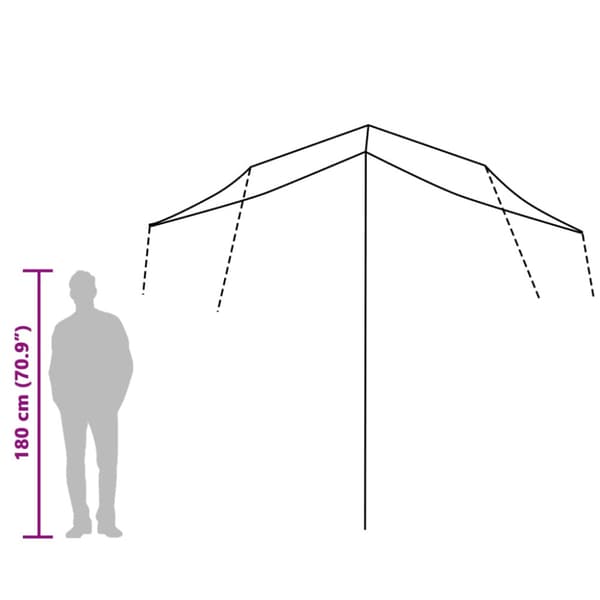 Tarp grön 360x294 cm vattentät