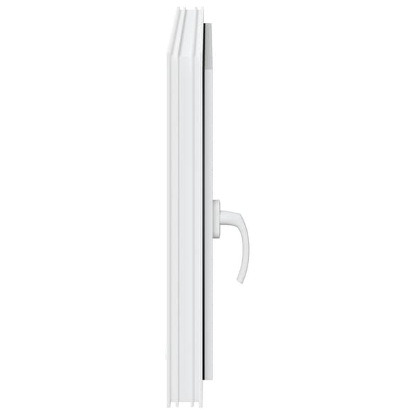 Källarfönster RISOR Vit 80 x 70 cm PVC och glas