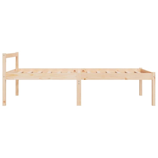Säng 75x190 cm massiv furu