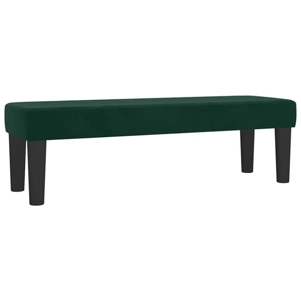 Ramsäng med madrass mörkgrön 200x200 cm sammet