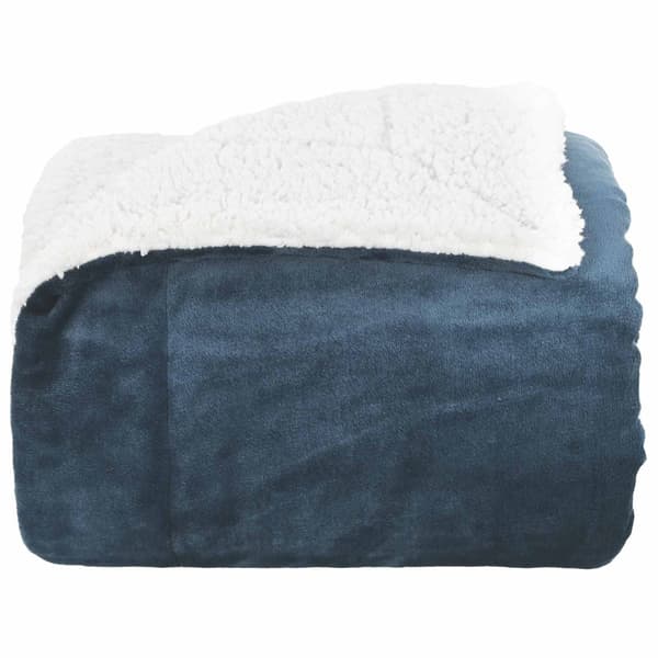 Kastfilt Mörkblå 240 x 270 cm Fleece