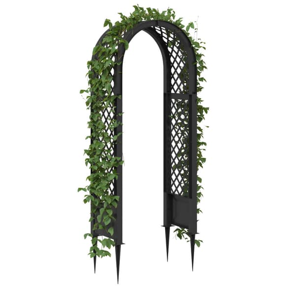 Rosbåge med piggar Antracit 97 x 43 x 218 cm PP