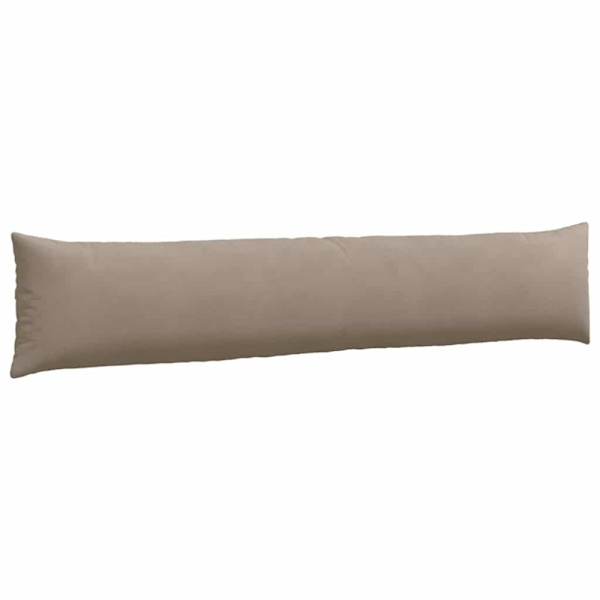Sofakuddar 2 pcs Taupe 200 x 40 cm tyg