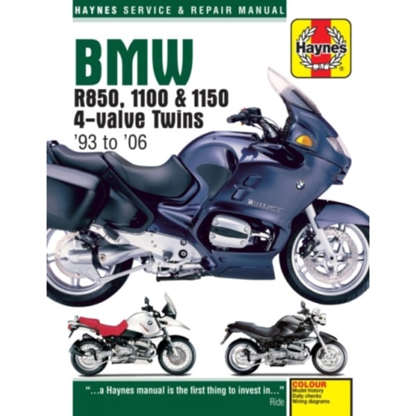 BMW R850, 1100 & 1150 4-valve Twins (93 - 06) Haynes Repair Manual (häftad, eng)