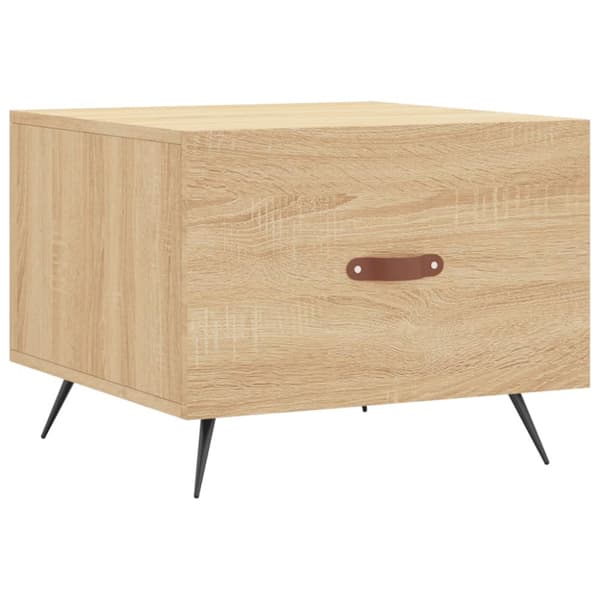 Soffbord sonoma-ek 50x50x40 cm konstruerat trä