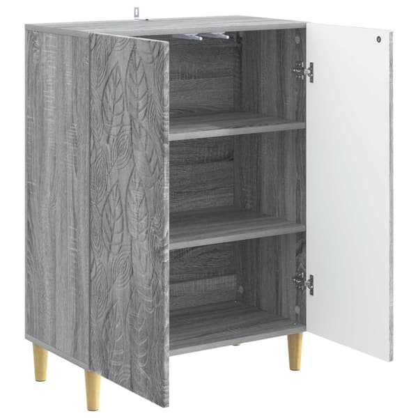 Sideboard Grå Sonoma 66 x 34,5 x 90 cm Konstruerat trä