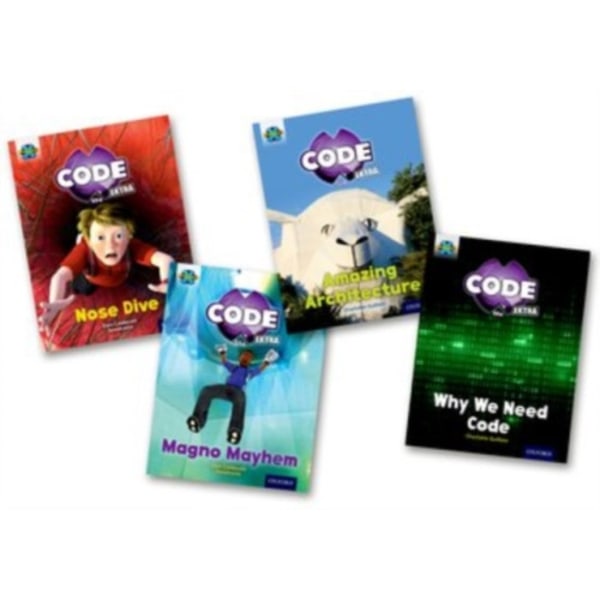 Project X CODE Extra: Gold Book Band, Oxford Level 9: Marvel Towers and CODE Control, Mixed Pack of 4 (häftad, eng)