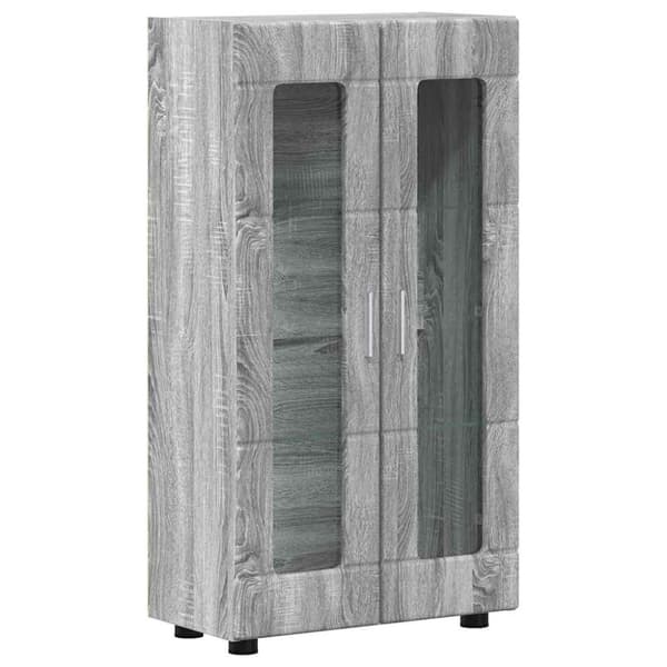 Sideboard FLORIN Grå Sonoma 55,5 x 29 x 100 cm Konstruerat trä