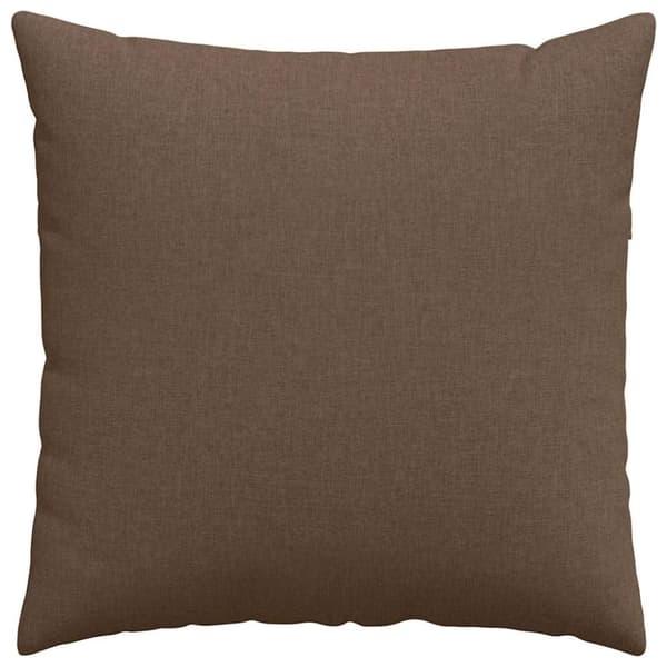 Sofakuddar 2 pcs Brun 60 x 60 cm tyg