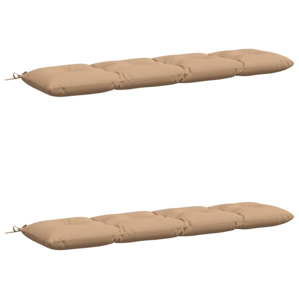 2-delade Bänk Kuddar VIANEN 100% Polyester Sand