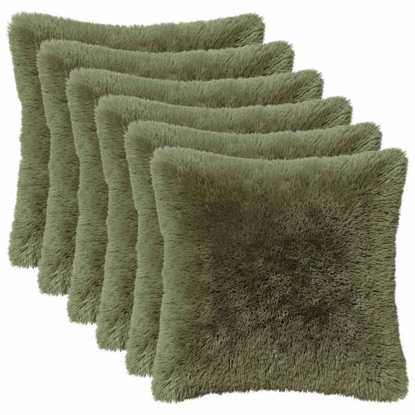 Kudde med kudde HEERLEN 2 st Grön PV Fleece