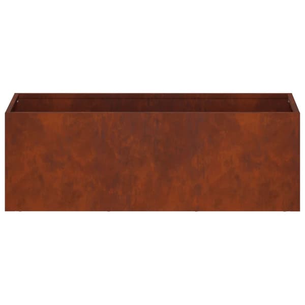 Trädgårdsplanterare 2 st Rostig 40 x 20 x 20 cm
