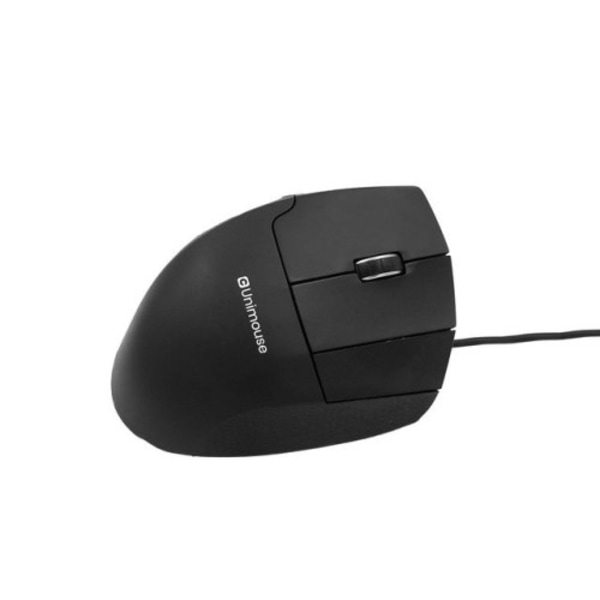 Mus CONTOUR Unimouse kabel höger Svart