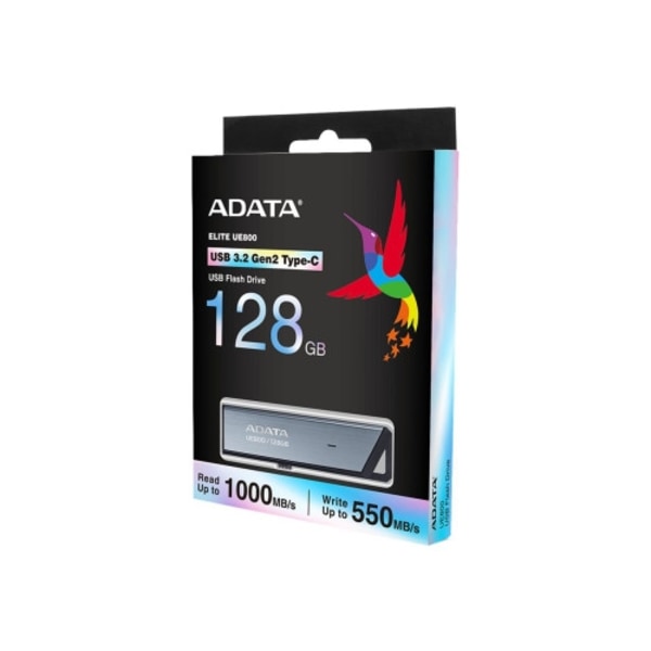 ADATA UE800 - USB flash-enhet - 128 GB Silver