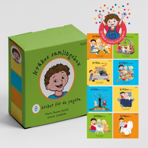 Kråkes samlingsbox - 8 böcker för de yngsta (häftad)