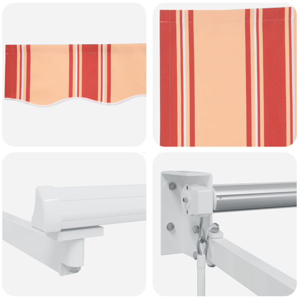 Markis Gul och Orange 350 x 250 x 165 cm Polyester