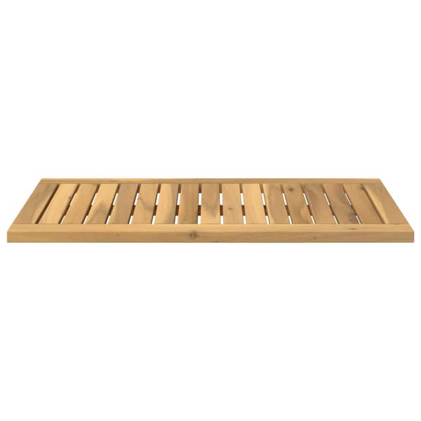 Bordsskiva 68,5 x 35 x 2 cm Rektangulär Massivt Akaciaträ Vit