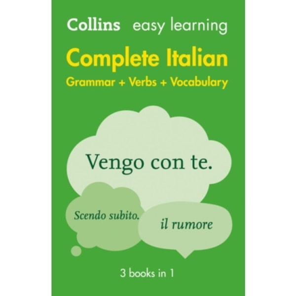 Easy Learning Italian Complete Grammar, Verbs and Vocabulary (3 books in 1) (häftad, eng)