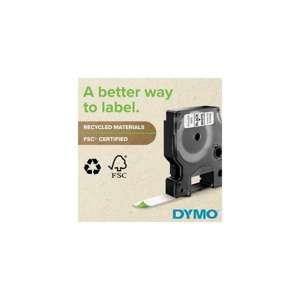 Tape DYMO D1 12mm blå på vit