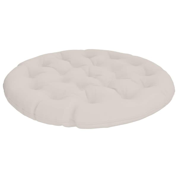 Papasan-kudde VIANEN 100% Polyester Vit Ø 100 x 12 cm
