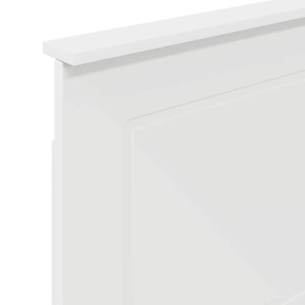 Huvudgavel Vit 100 cm Konstruerat trä